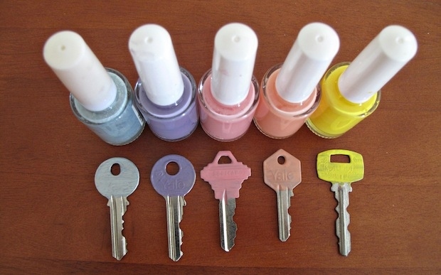 Pintar as chaves ajuda a facilitar a desejada pela cor (Foto: Reprodução)